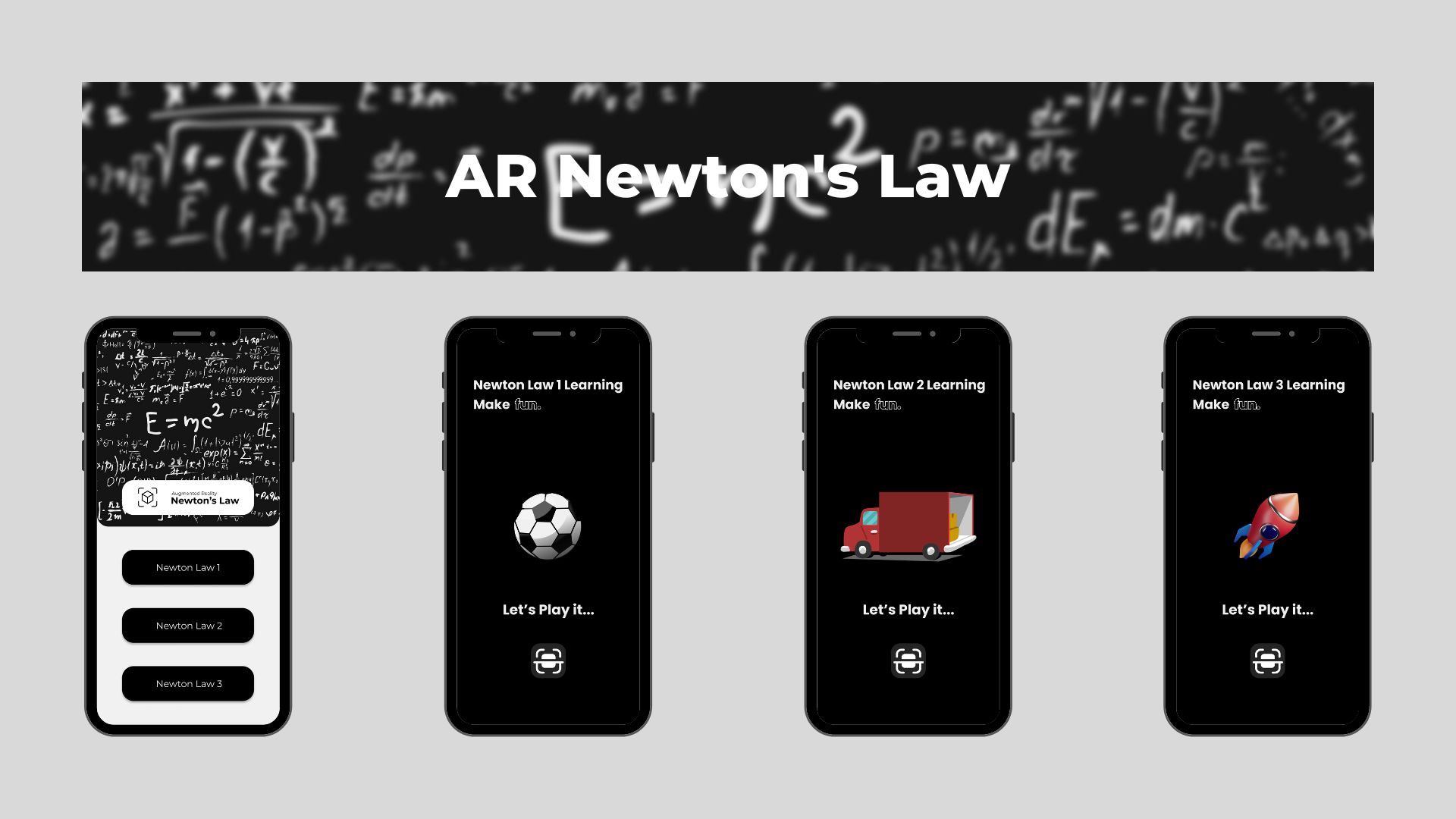 AR Newton's Law