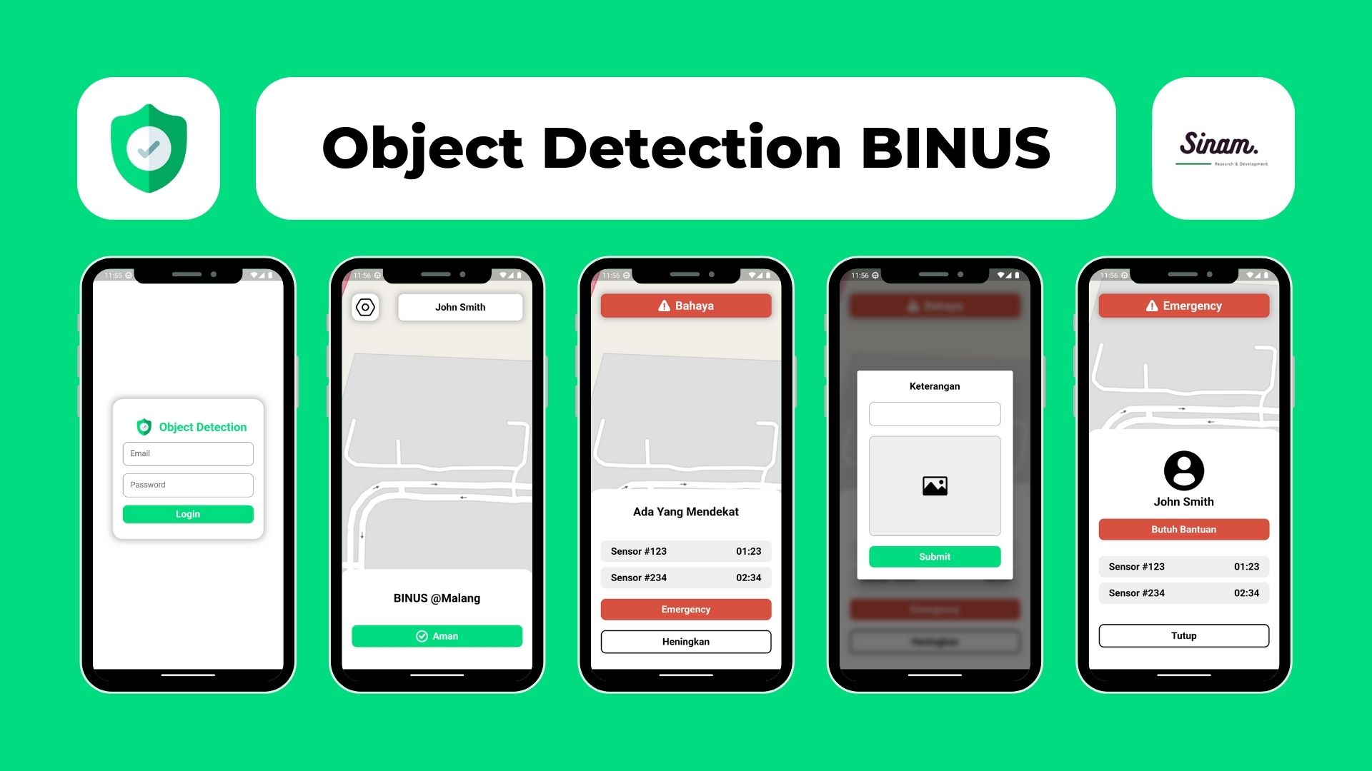 Object Detection BINUS Mobile App